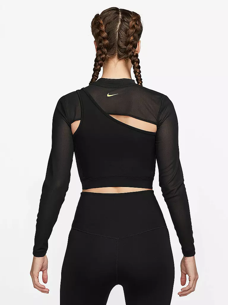 NIKE | Damen Fitnessshirt Pro | Nero