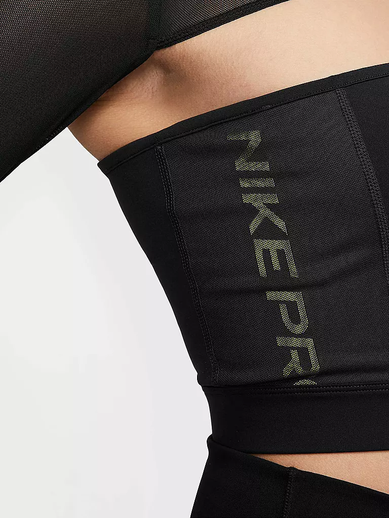 NIKE | Damen Fitnessshirt Pro | Nero