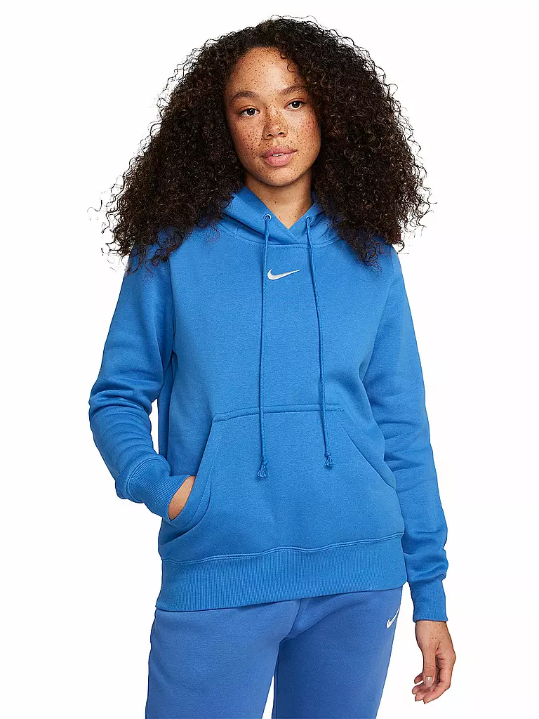 NIKE | Damen Hoodie Sportswear Phoenix Fleece | Blu