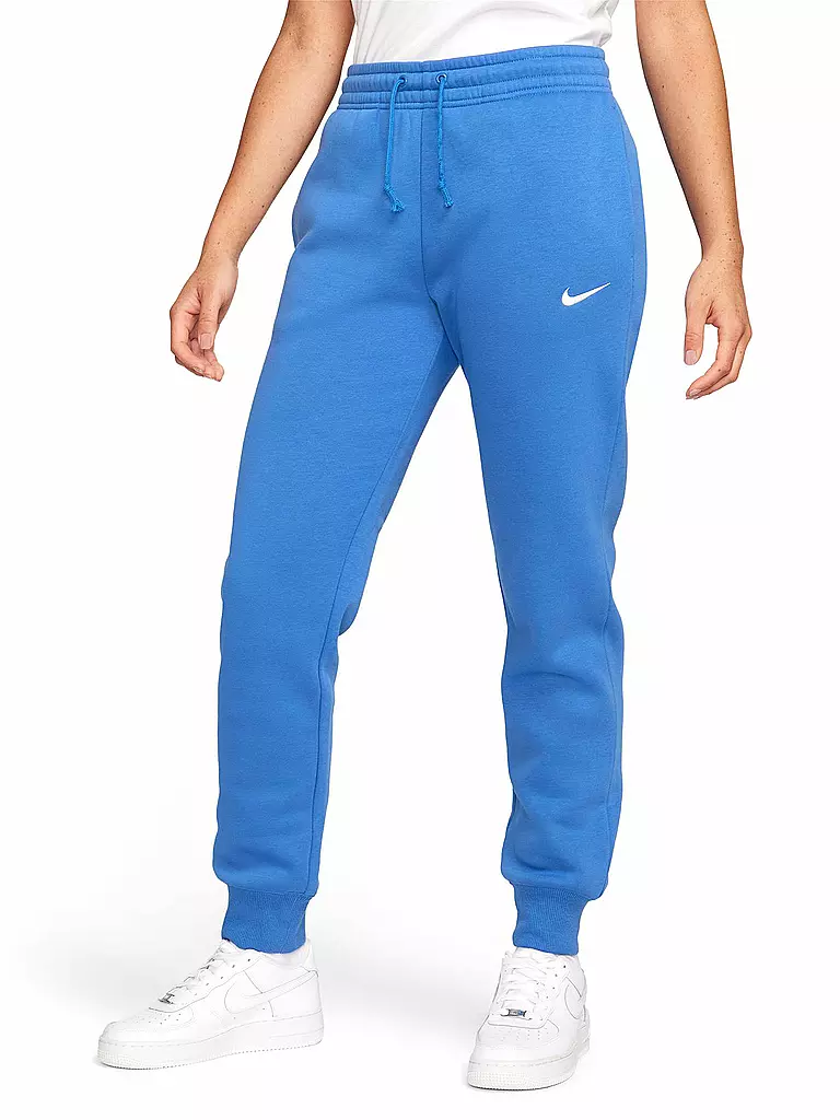 NIKE | Damen Jogginghose Sportswear Phoenix Fleece | Blu