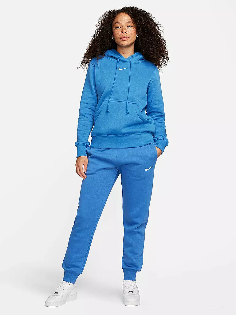 NIKE | Damen Jogginghose Sportswear Phoenix Fleece | Blu