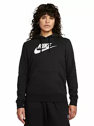 NIKE | Damen Kapuzenpullover Sportswear Club Fleece | Nero
