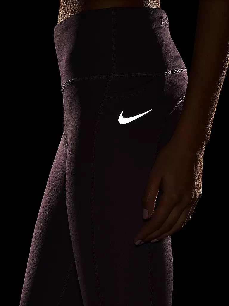 NIKE | Damen Lauftight Epic Fast Mid Rise | Lilla
