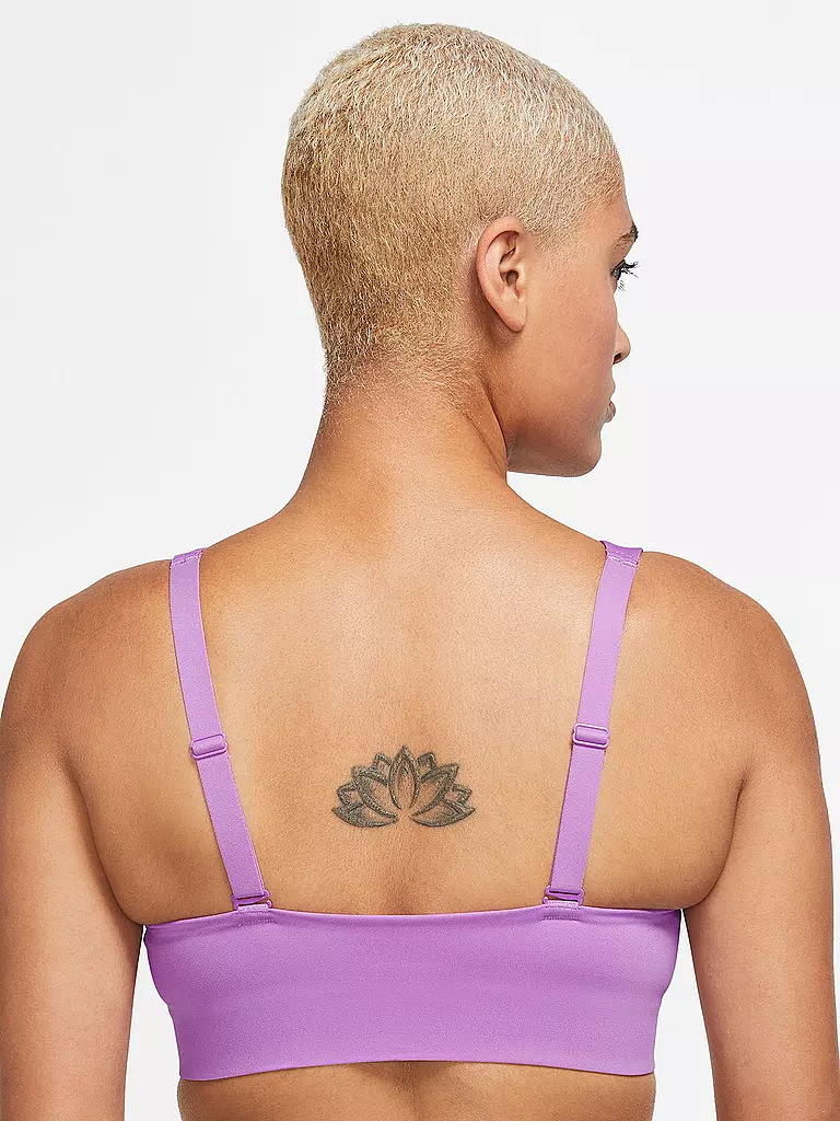 NIKE | Damen Sport-BH Indy Plunge Cutout Medium Support | Rosa