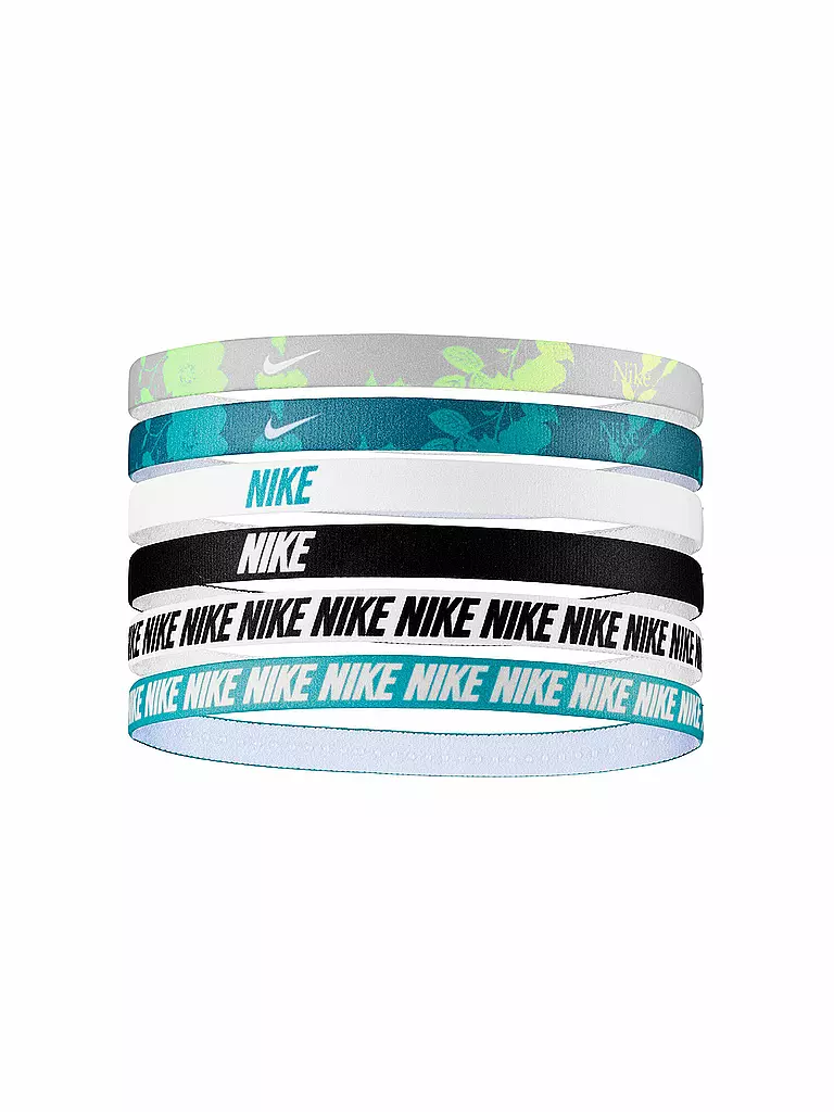 NIKE | Fasce per capelli da donna, confezione da 6, stampate | Multicolore