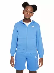 NIKE | Felpa con cappuccio da bambino NSW Club French Terry | Blu chiaro