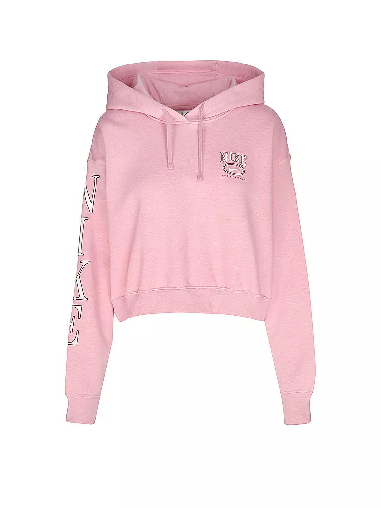 NIKE | Felpa con cappuccio da donna Sportswear Club Fleece Crop | Rosa