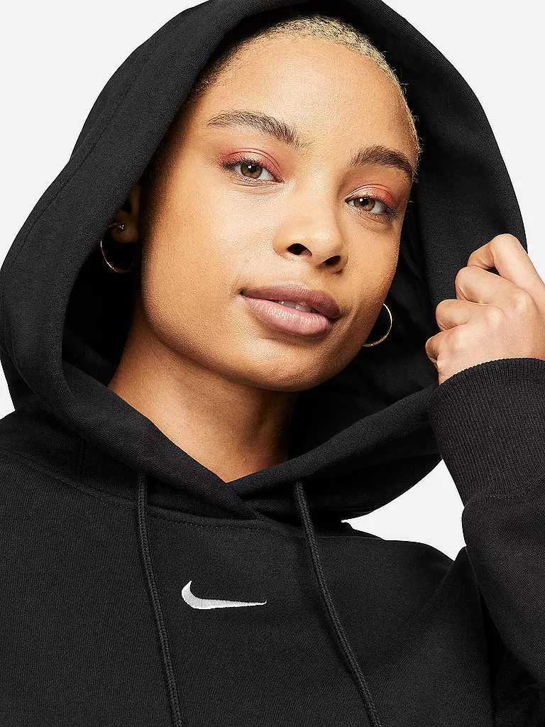 NIKE | Felpa con cappuccio da donna Sportswear Phoenix Fleece | Nero