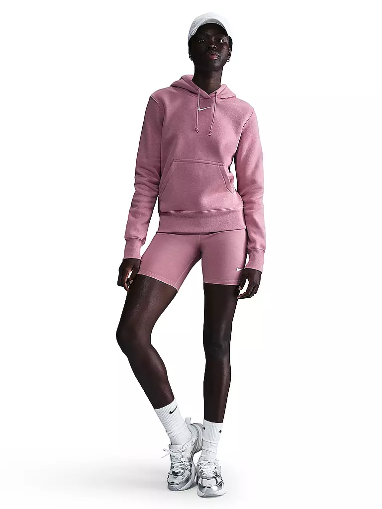 NIKE | Felpa con cappuccio da fitness da donna Sportswear Phoenix Fleece | Rosa