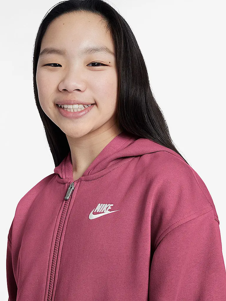 NIKE | Felpa con cappuccio da ragazza Sportswear Club Fleece | Bacca