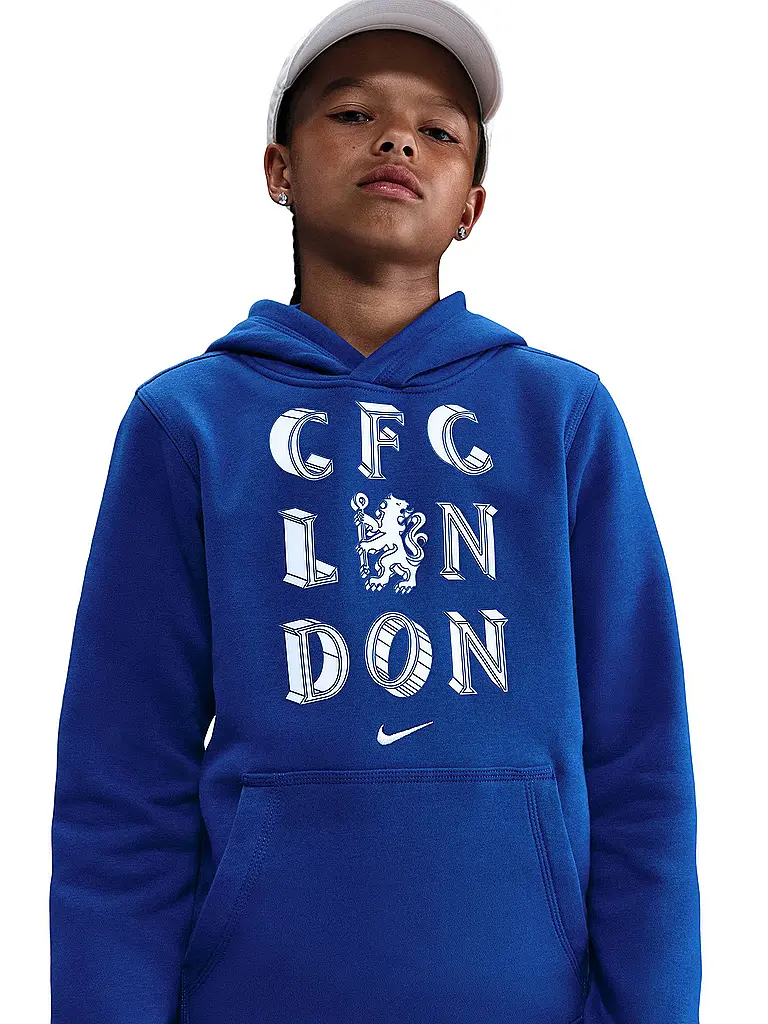 NIKE | Felpa con cappuccio da ragazzo CFC Club | Blu