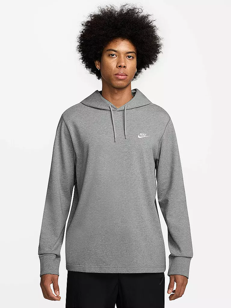 NIKE | Felpa con cappuccio da uomo NK Club Knit | Grigio