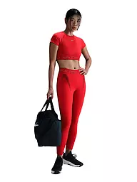 NIKE | Fitnessshirt Crop Pro da donna | Rosso