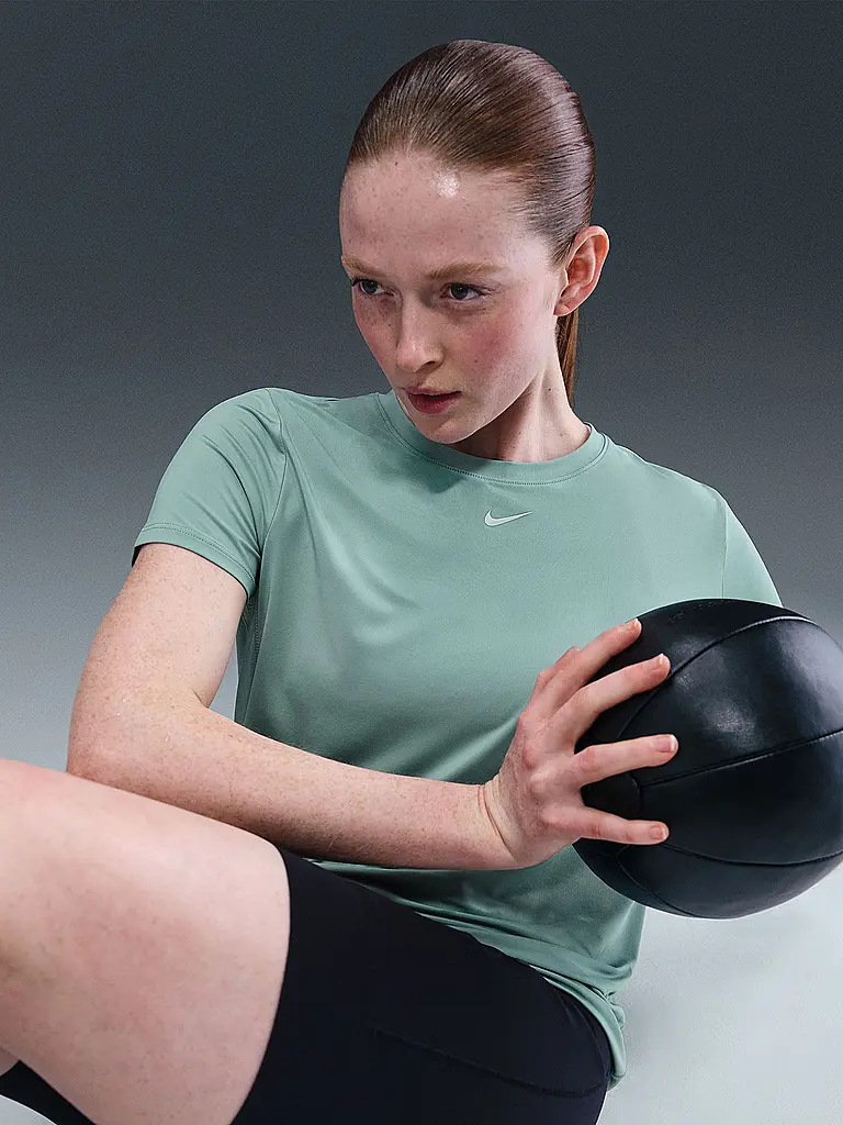 NIKE | Fitnessshirt da donna One Classic Dri-FIT | Petrolio