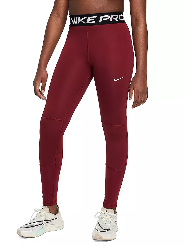 NIKE | Fitnesstight Pro da ragazza | Rosso scuro
