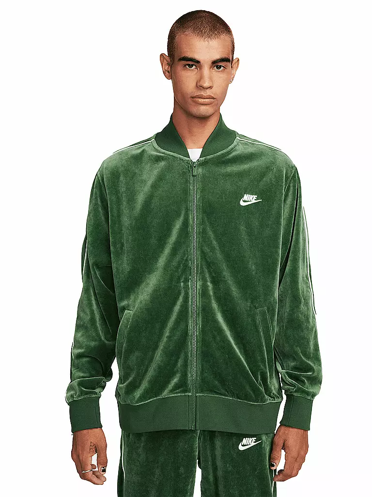 NIKE | Herren Jacke Club | Verde scuro