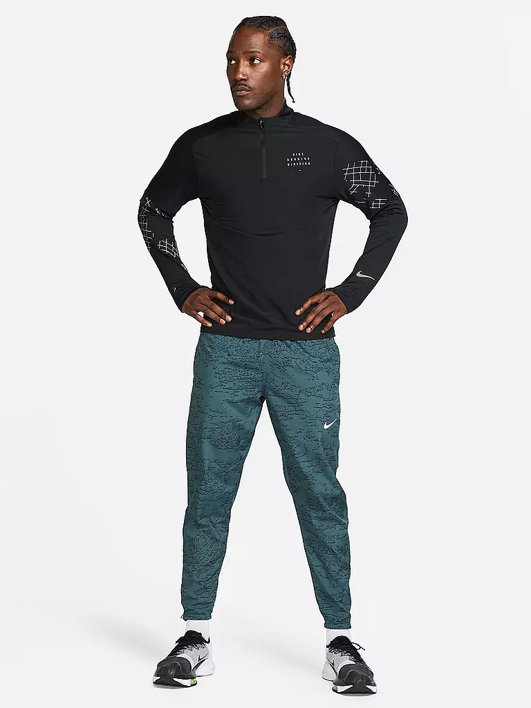 NIKE | Herren Laufhose Dri-FIT Run Division Challenger | Petrolio