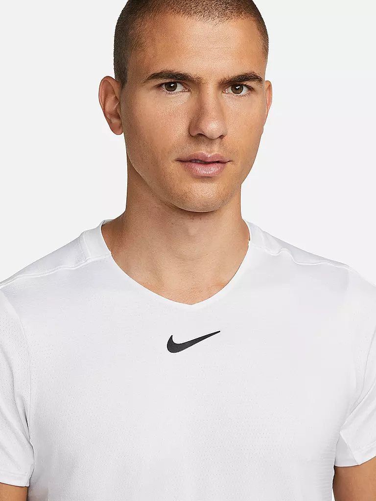 NIKE | Herren Laufshirt NikeCourt Dri-FIT Advantage | Bianco