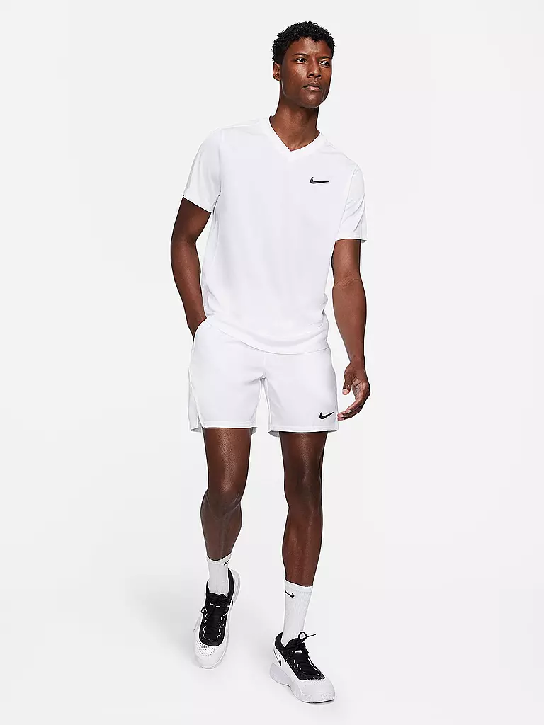NIKE | Herren Tennisshort NikeCourt Dri-FIT Victory 7" | Bianco