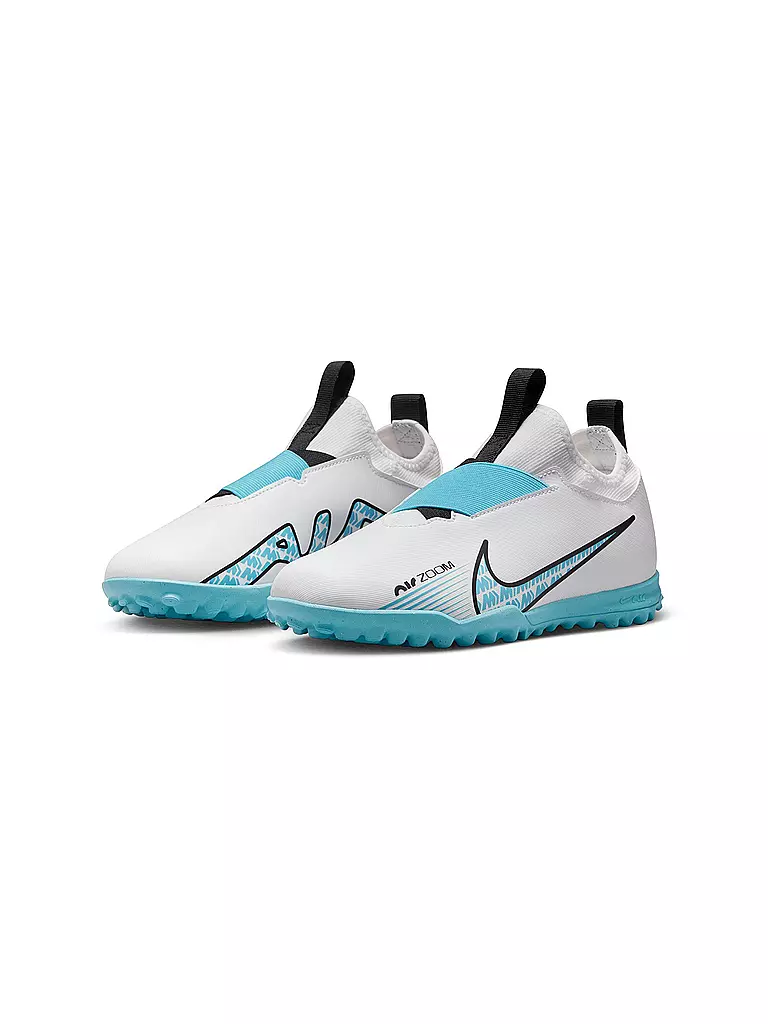 NIKE | Kinder Fußballschuhe Turf Jr. Zoom Mercurial Vapor 15 Academy TF | Bianco