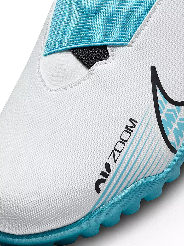 NIKE | Kinder Fußballschuhe Turf Jr. Zoom Mercurial Vapor 15 Academy TF | Bianco