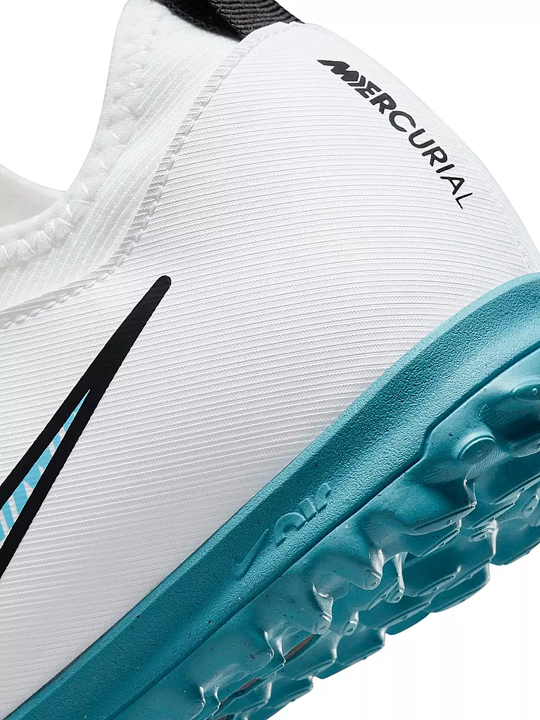 NIKE | Kinder Fußballschuhe Turf Jr. Zoom Mercurial Vapor 15 Academy TF | Bianco