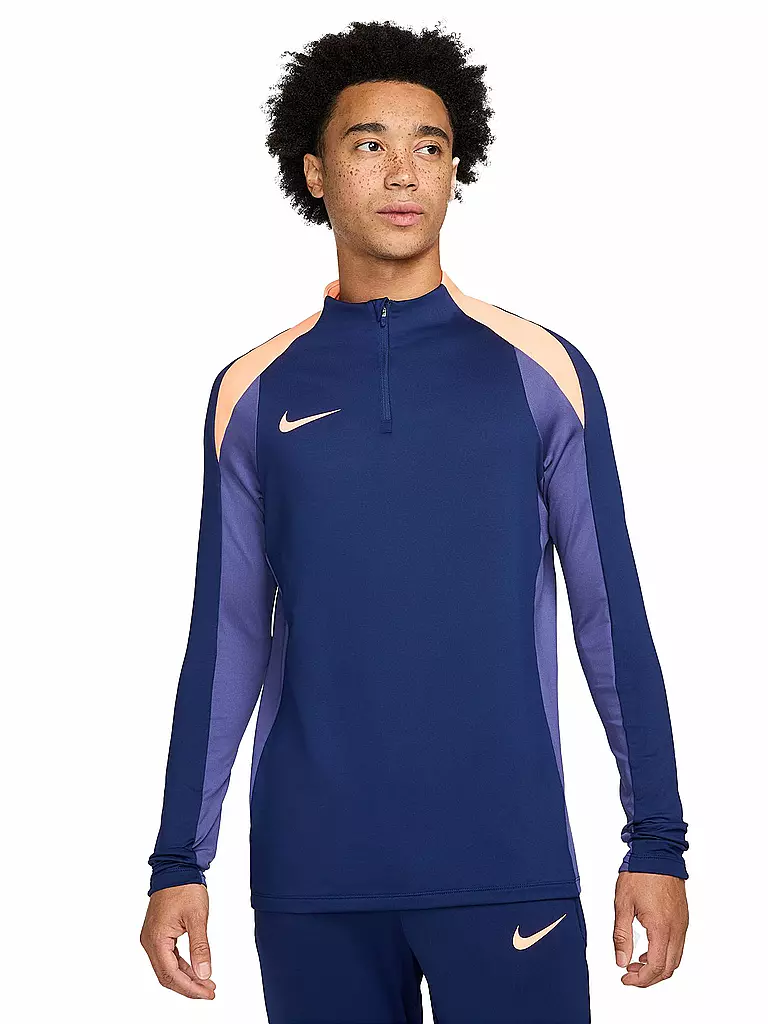 NIKE | Maglia da calcio da uomo Dri-FIT Haaland 1/2 Zip | Blu scuro