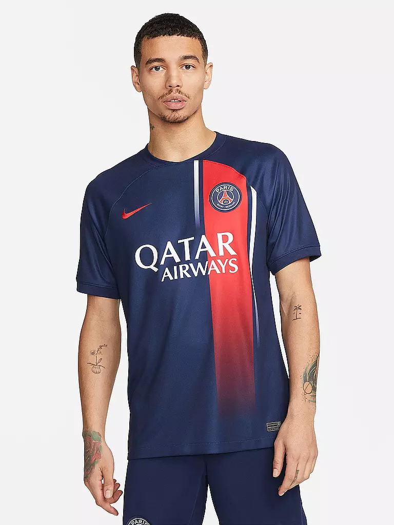 NIKE | Maglia da calcio Home Stadium Paris Saint-Germain 2023/24 da uomo | Blu