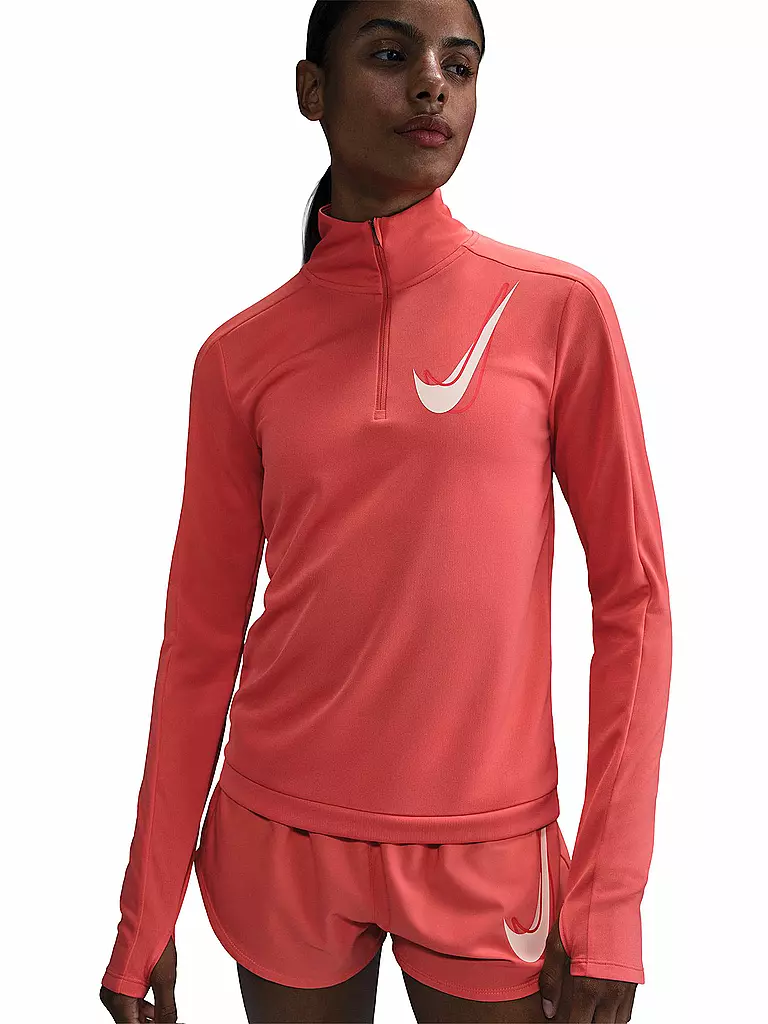 NIKE | Maglia da running da donna Swoosh | Corallo