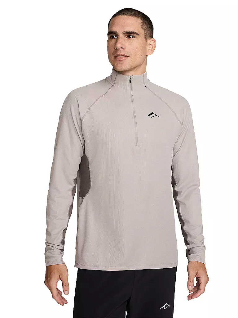 NIKE | Maglia da running da uomo Trail 1/2 Zip | Beige
