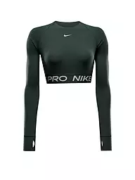 NIKE | Maglietta da allenamento crop Pro 365 Dri-FIT da donna | Verde scuro