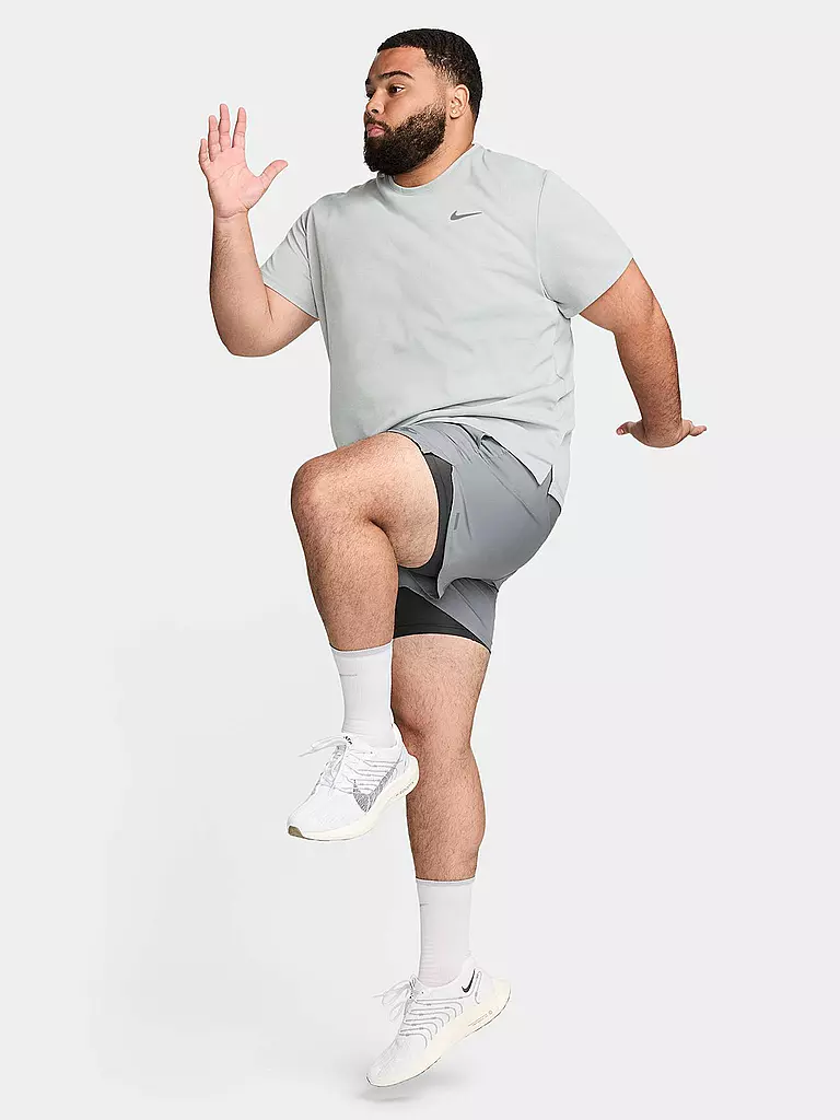 NIKE | Maglietta da running da uomo Dri-FIT UV Miler | Grigio chiaro