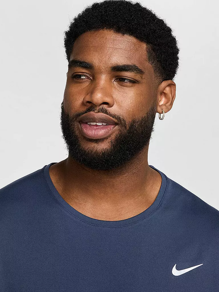 NIKE | Maglietta da running da uomo Dri-FIT UV Miler | Blu scuro