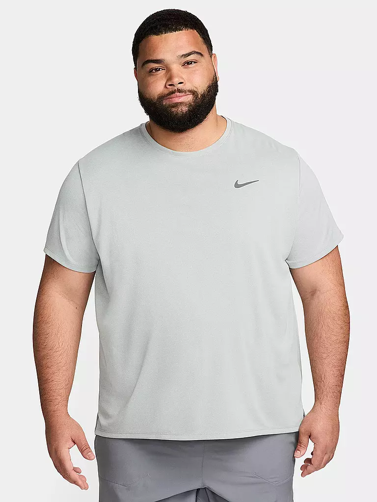 NIKE | Maglietta da running da uomo Dri-FIT UV Miler | Grigio chiaro
