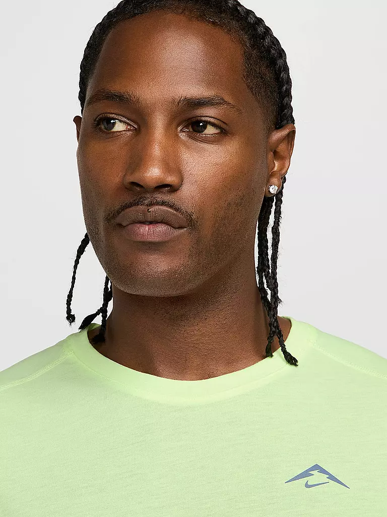 NIKE | Maglietta da running da uomo Solar Chase Trail | Giallo