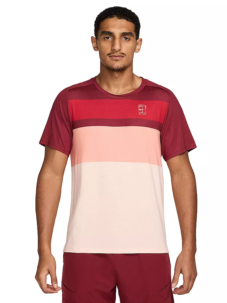 NIKE | Maglietta da tennis da uomo Advantage | Rosso scuro