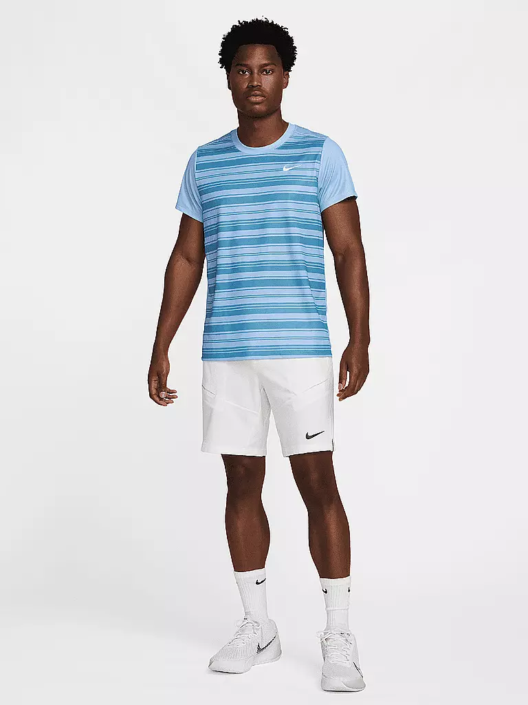 NIKE | Maglietta da tennis da uomo Victory | Blu chiaro