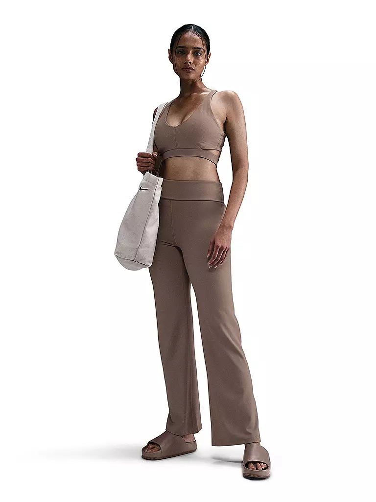 NIKE | Pantaloni da fitness da donna NK DF One Fldovr | Marrone