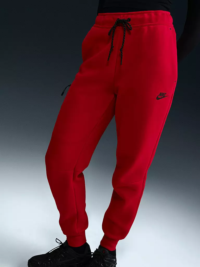 NIKE | Pantaloni da jogging da donna Sportswear Tech Fleece | Rosso