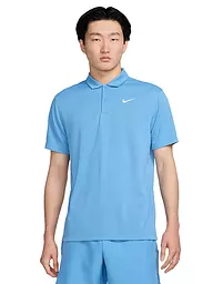 NIKE | Polo da tennis da uomo NikeCourt Dri-FIT | Blu chiaro