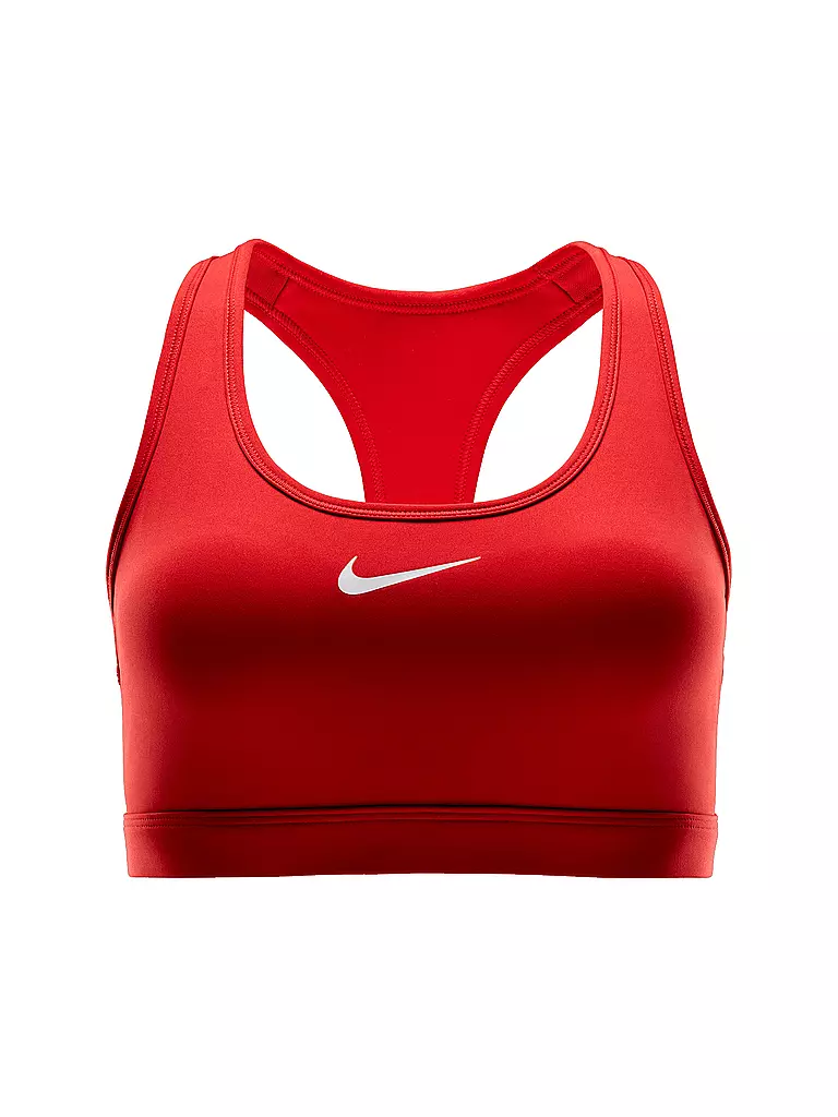 NIKE | Reggiseno sportivo da donna Swoosh a supporto medio | Rosso