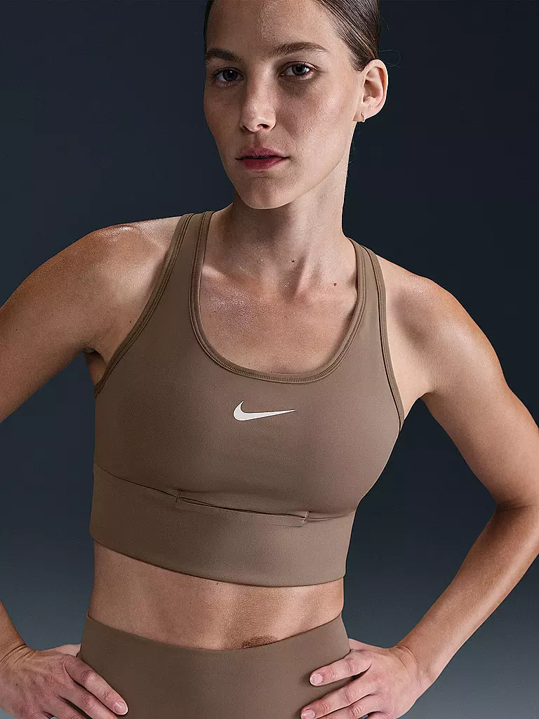 NIKE | Reggiseno sportivo da donna Swosh Longline a supporto medio |