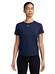 NIKE | Fitnessshirt da donna One Classic Dri-FIT | Blu scuro