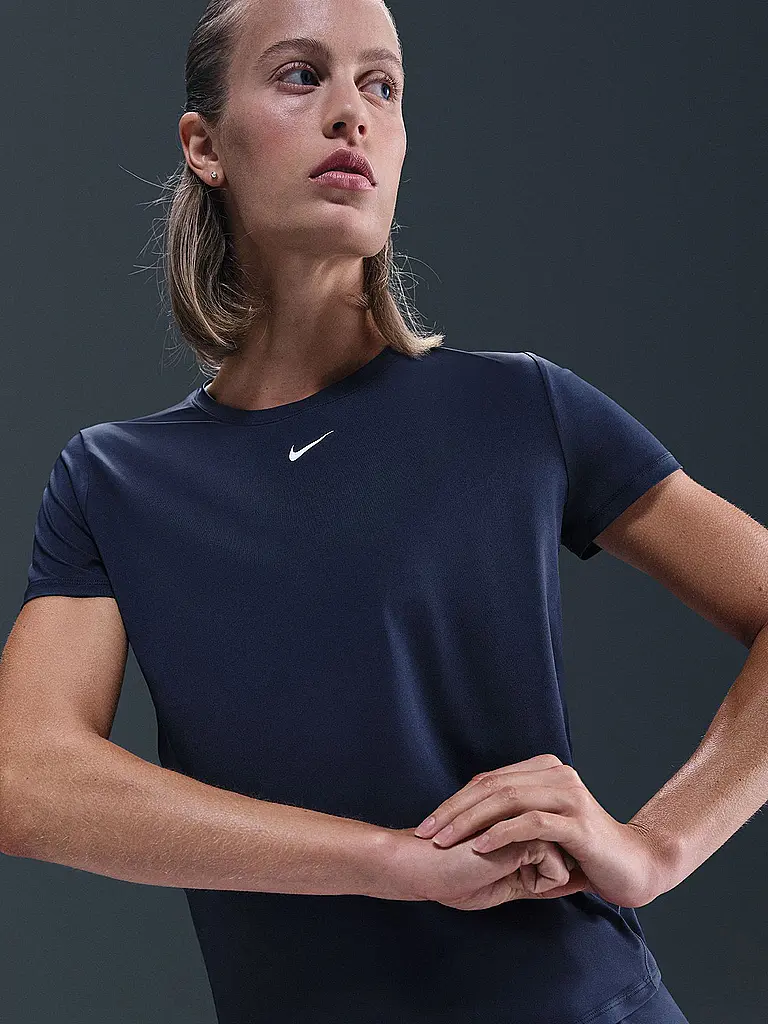 NIKE | T-shirt da allenamento da donna One Classic Dri-FIT | Blu scuro