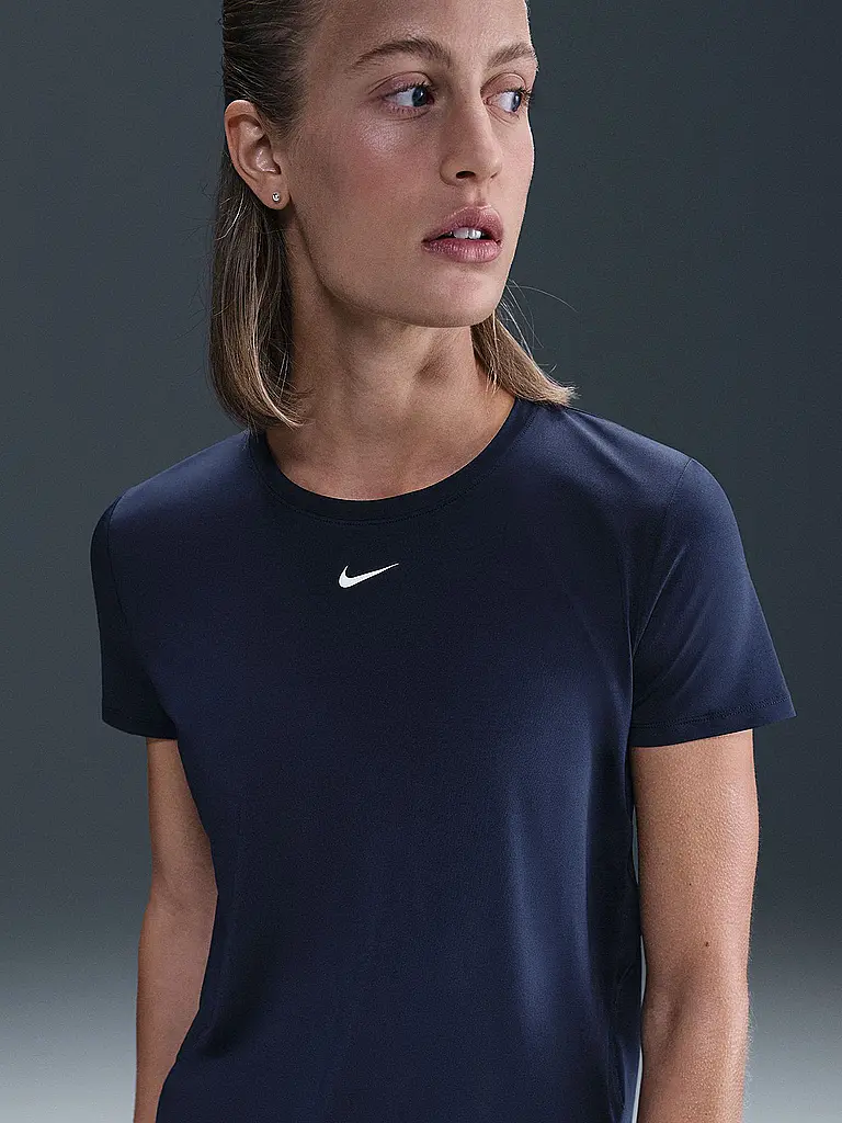 NIKE | T-shirt da allenamento da donna One Classic Dri-FIT | Blu scuro