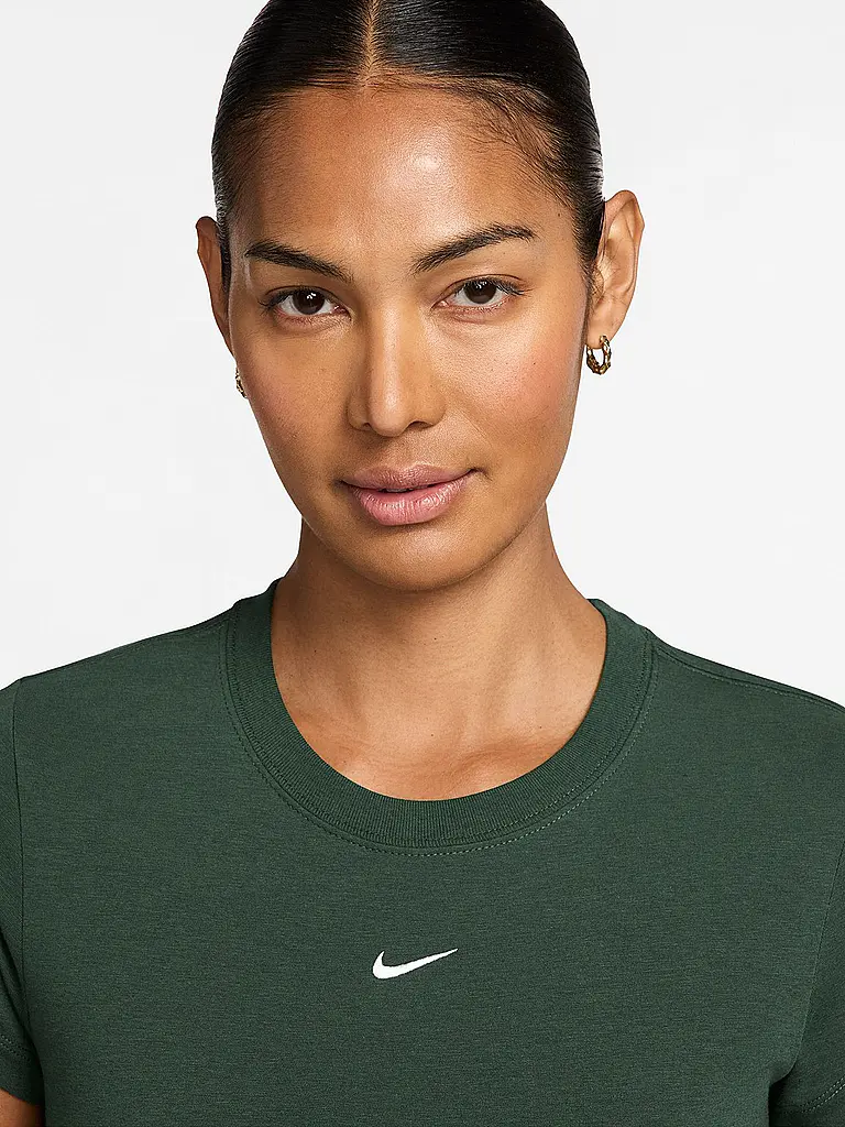 NIKE | T-shirt da donna Sportswear Chill Knit | Verde scuro