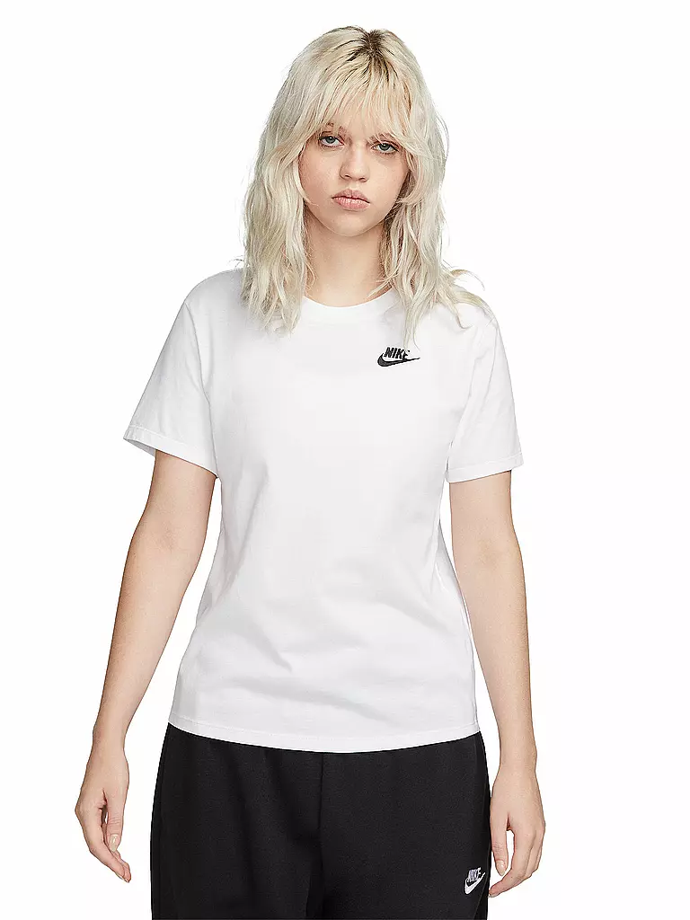 NIKE | T-shirt da donna Sportswear Club Essentials | Bianco