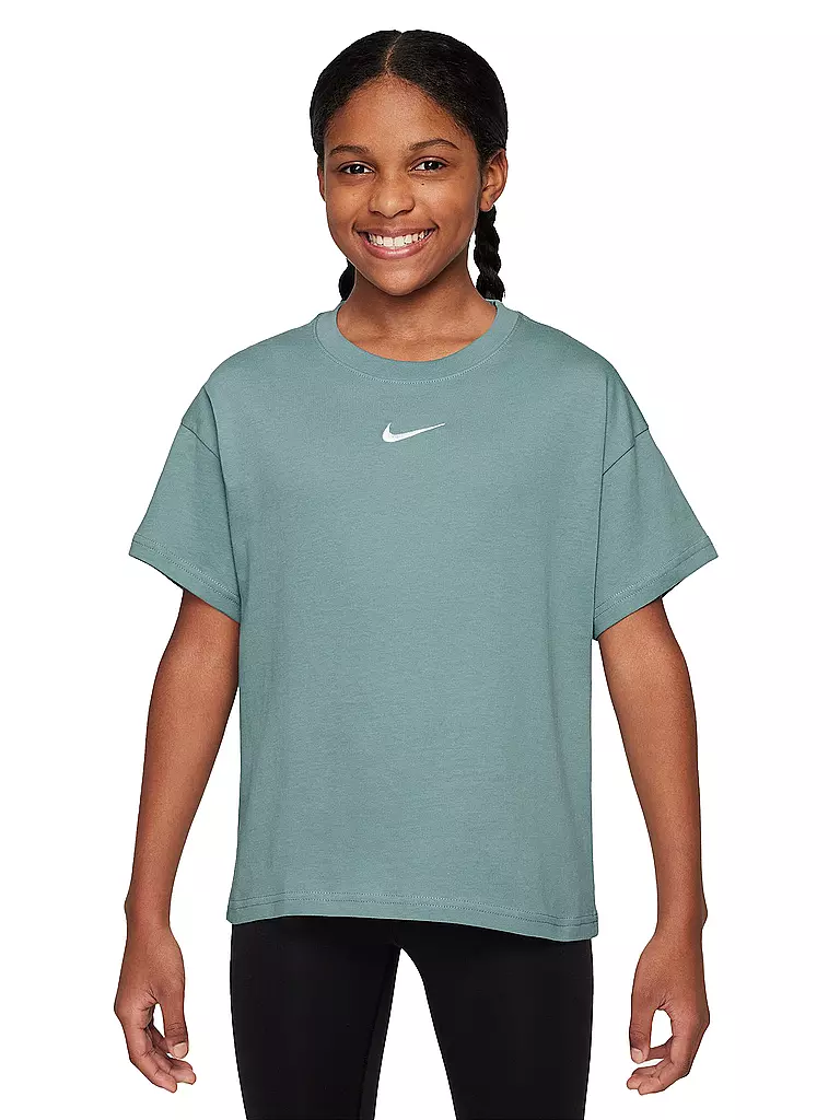 NIKE | T-shirt da ragazza Sportswear Essential | Petrolio