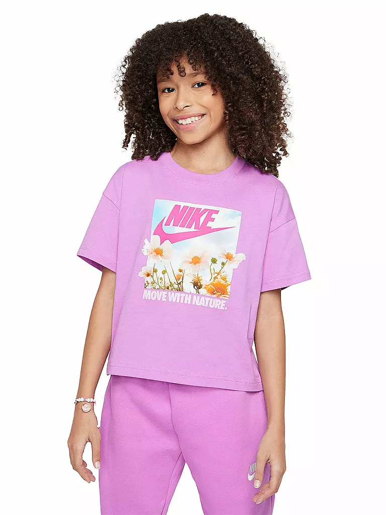 NIKE | T-shirt sportiva da ragazza | Rosa