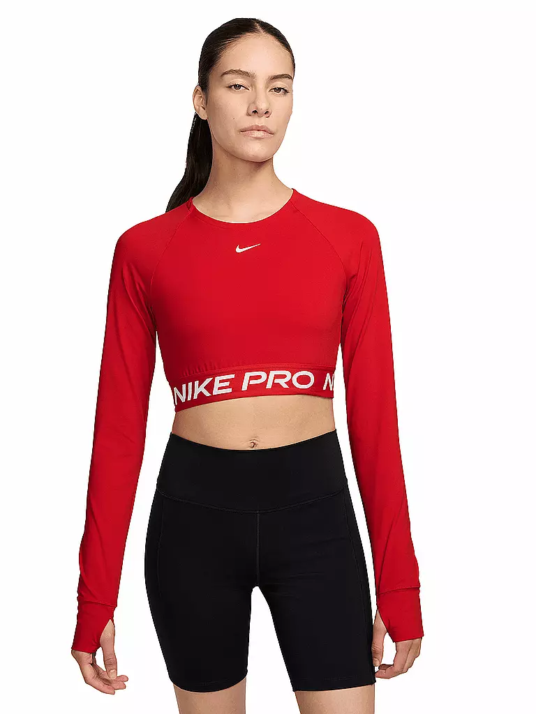 NIKE | Top corto da allenamento da donna Nike Pro 365 | Rosso